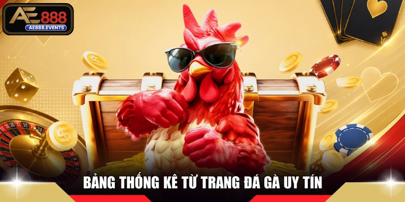 Bảng thống kê từ trang đá gà uy tín