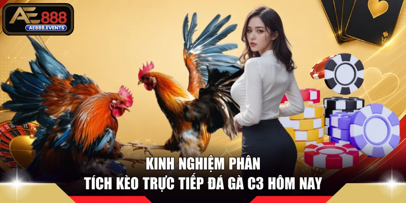 Kinh nghiệm phân tích kèo trực tiếp đá gà C3 hôm nay