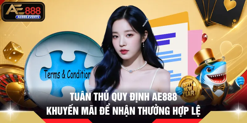 Tuân thủ quy định AE888 khuyến mãi để nhận thưởng hợp lệ